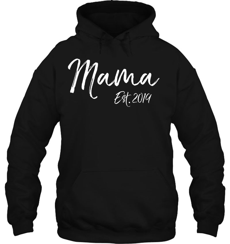 Mama Est. 2019 Shirt Pregnancy Announcement New Mother Mugs