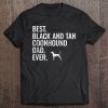 Mens Best Black And Tan Coonhound Dad Ever - Cool Dog Owner Tee