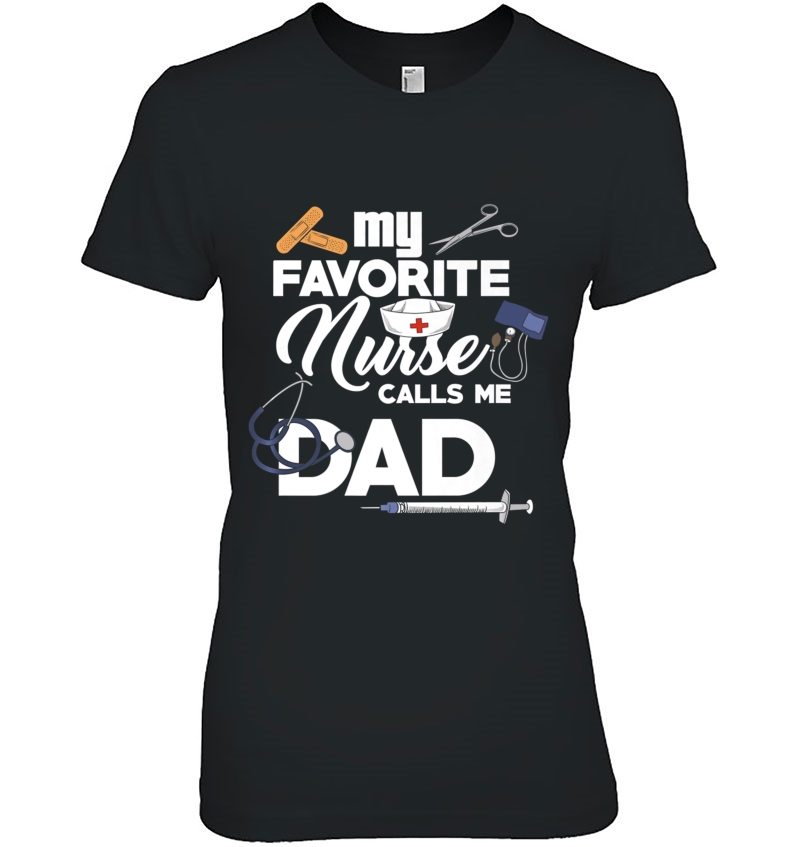 Mens My Favorite Nurse Calls Me Dad Hoodie