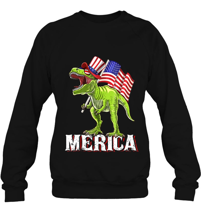 Merica T Rex Dinosaur American Flag 4Th Of July Mugs