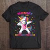 Mommy Of The Birthday Princess Unicorn Girl Outfit Tee