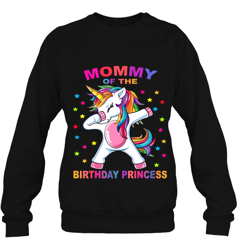 Mommy Of The Birthday Princess Unicorn Girl Outfit Mugs