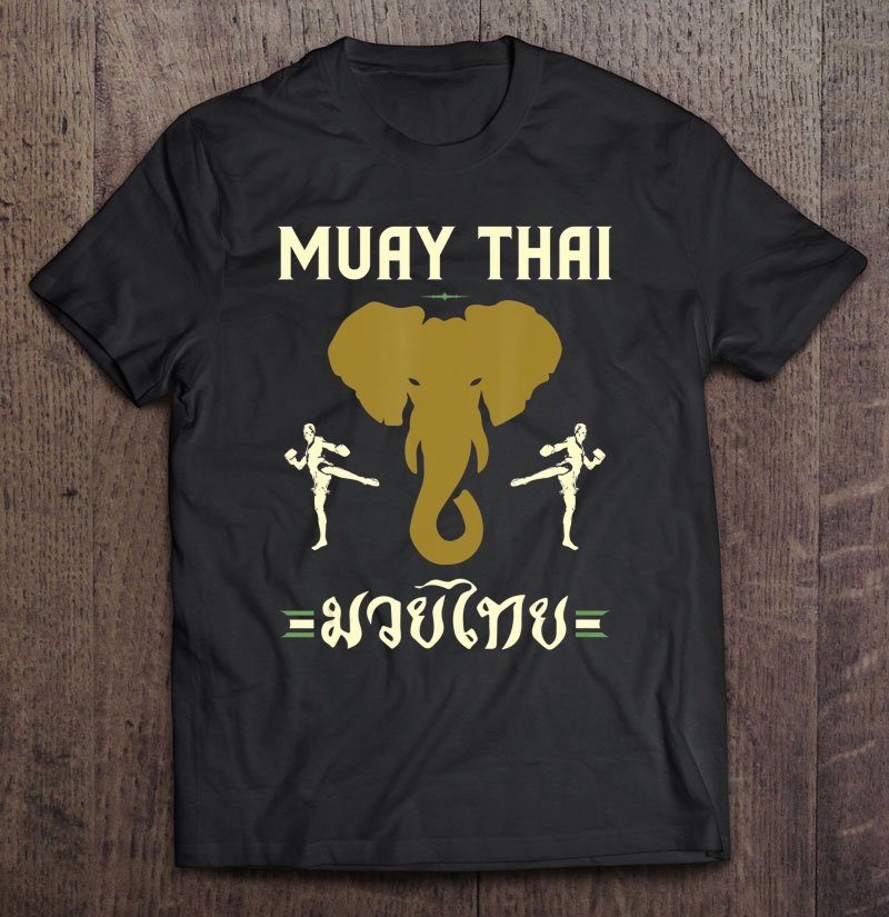 Muay Thai Thai Boxing Elephant Lover Shirt