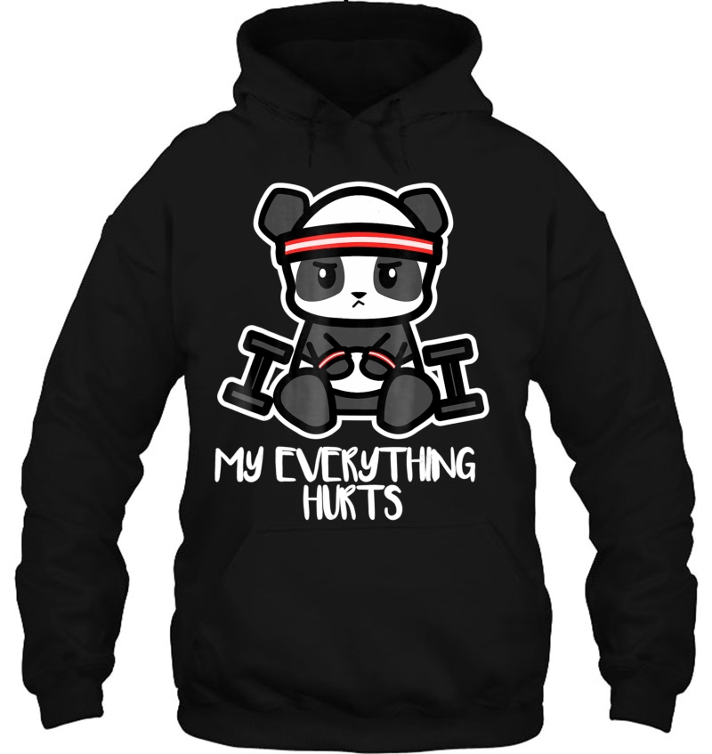 My Everything Hurts Exercising Panda Bear Funny Mugs