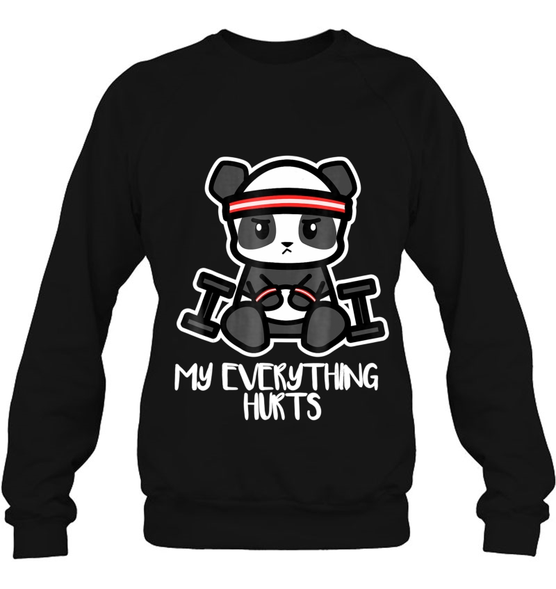 My Everything Hurts Exercising Panda Bear Funny Mugs