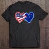 New Zealand American New Zealand & America Flag Tee