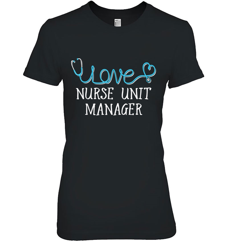 Nurse Unit Manager Shirt - Stethoscope Scripted With Love Hoodie