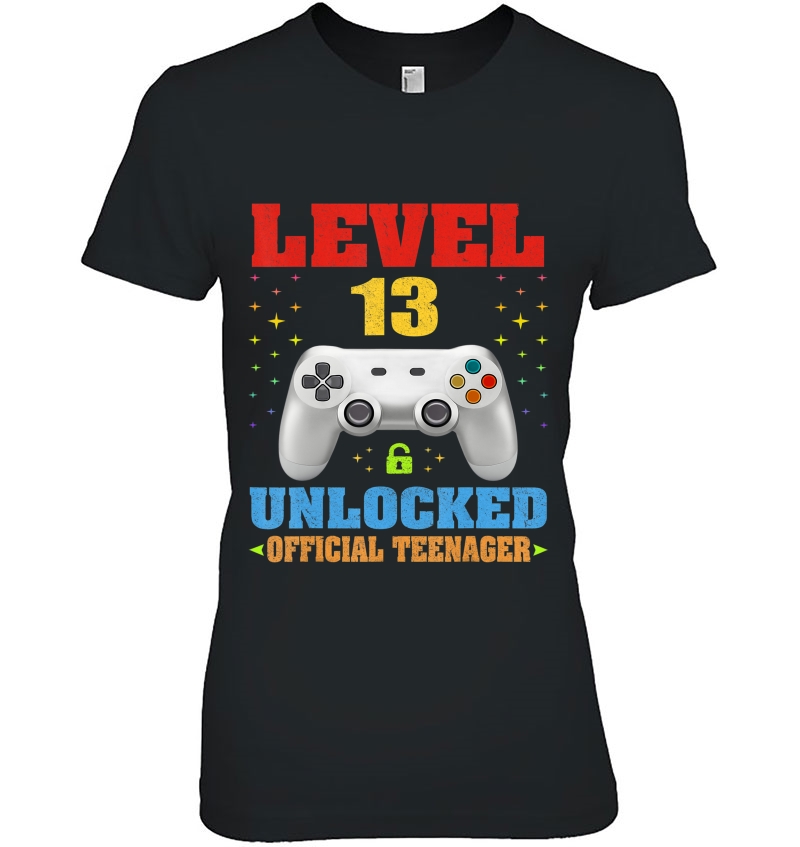 Official Teenager 13Th Birthday Level 13 Unlocked Hoodie