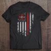 Thin Red Line Firefighter American Flag Tee