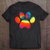 Tie Dye Animal Cat Dog Paw Print Pet Lover Gift Tee