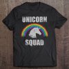 Unicorn Squad Retro Rainbow Vintage Unicorn Tee Gift Tee