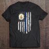 Uss Cushing Dd-985 American Flag Tee