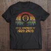 Womens 19Th Amendment 1920-2020 Women's Right To Vote Retro Sunset Tee