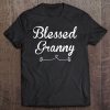 Womens Granny Shirt Gift Blessed Granny Tee