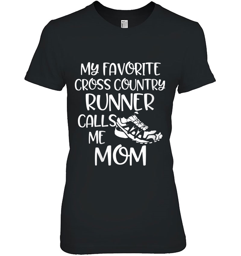 Womens My Favorite Cross Country Runner Calls Me Mom Running Gift Hoodie