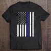 Womens Thin Blue Line Shirt Police American Flag Tee