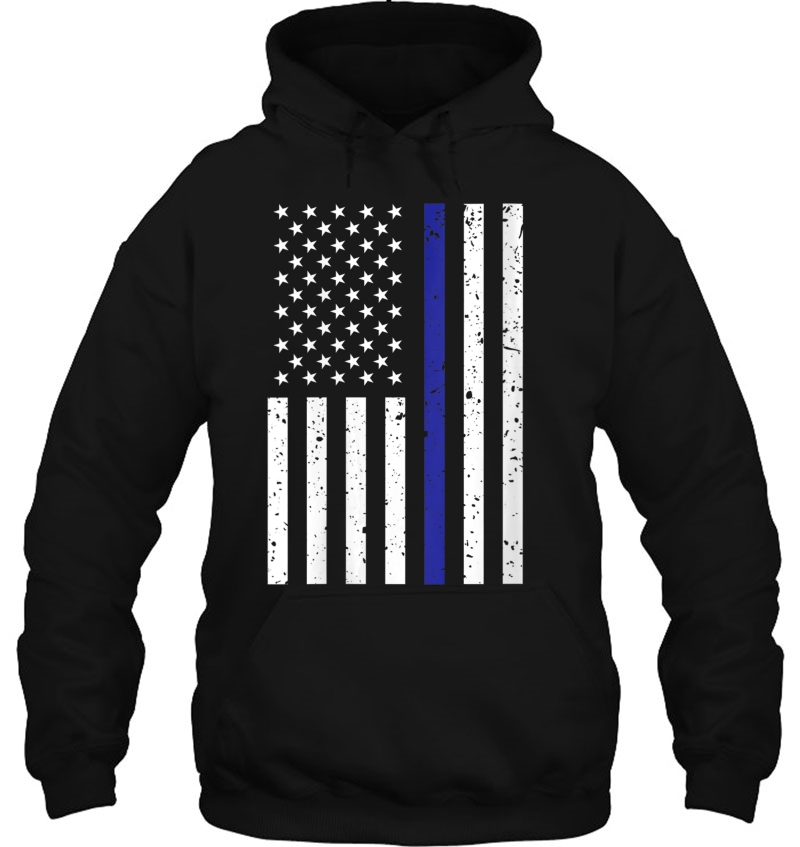 Womens Thin Blue Line Shirt Police American Flag Mugs