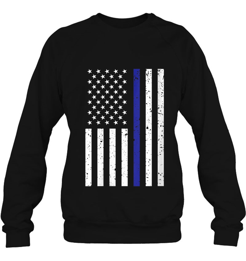 Womens Thin Blue Line Shirt Police American Flag Mugs