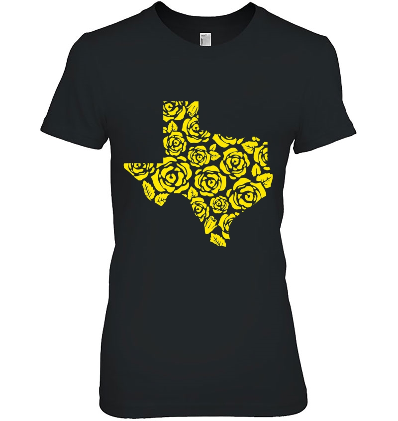 Yellow Rose Of Texas Pattern Shirt In Heather Colors Hoodie