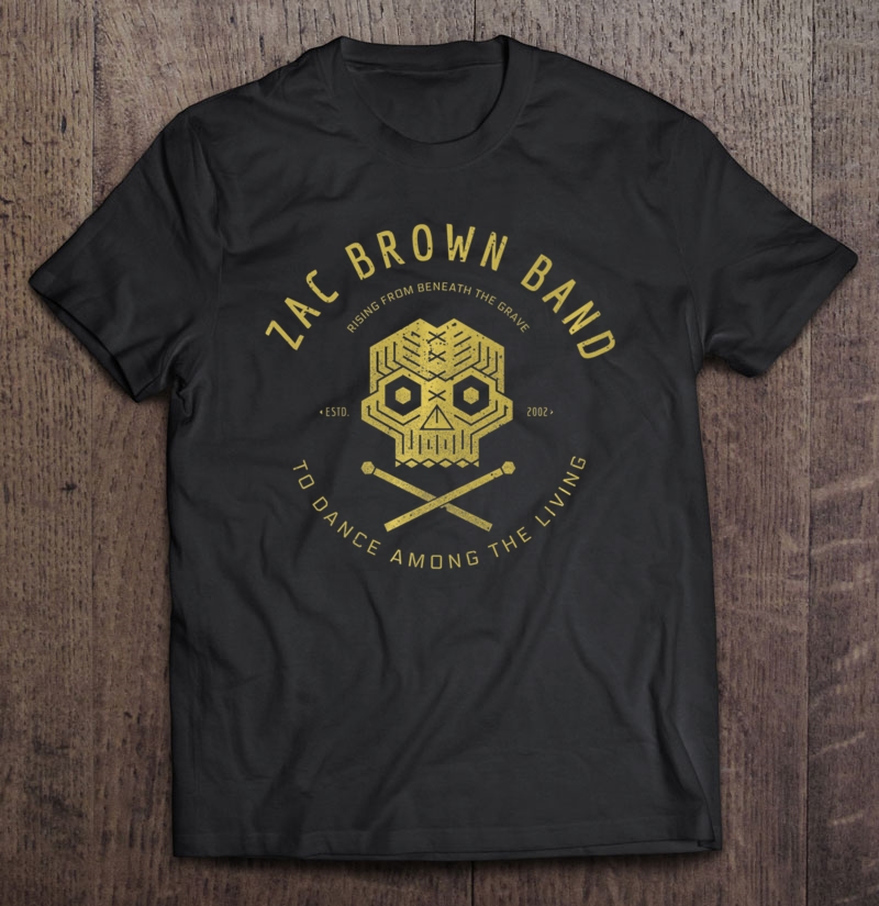 Zac Brown Band - Day For The Dead Skull Shirt