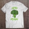 Afro Vegan Veggie Black Vegetarian Broccoli Tee