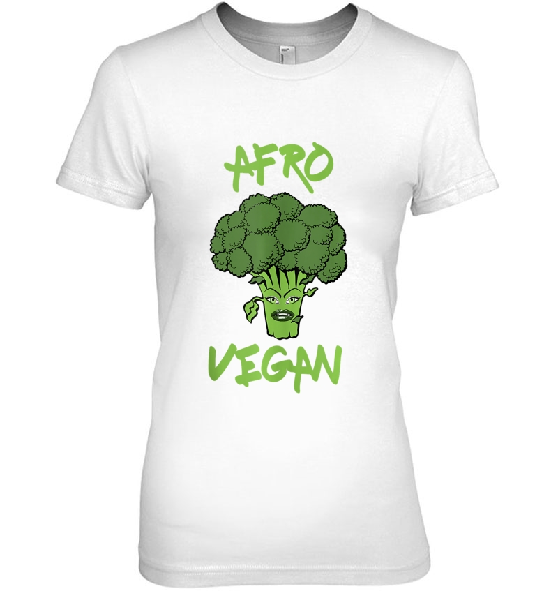 Afro Vegan Veggie Black Vegetarian Broccoli Hoodie