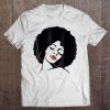 Black Girl Magic Shirt Natural Hair Afro Rose Gold Red Lips Tee