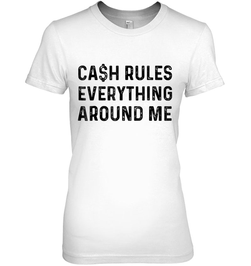 Cash Rules Everything Around Me Cream Rap Music Fan Hoodie