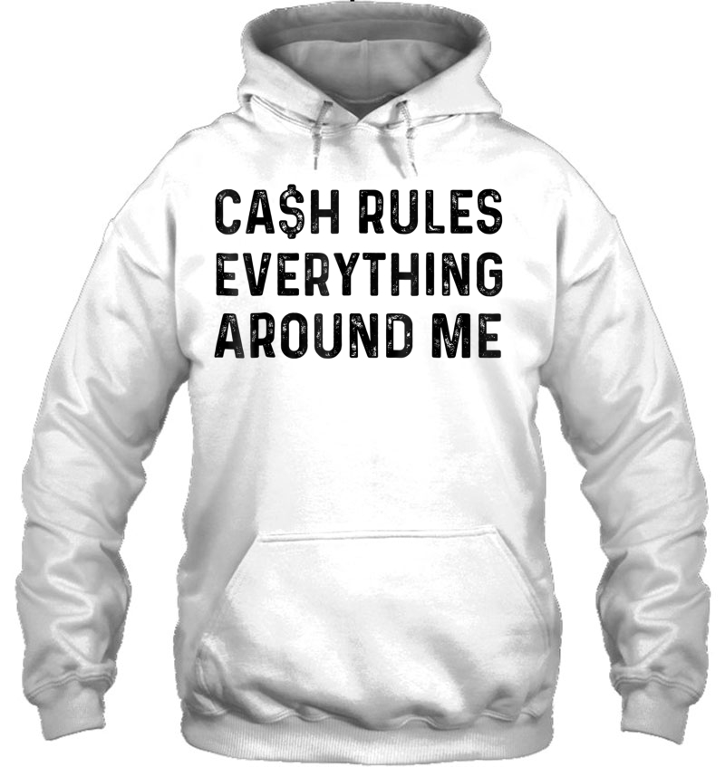 Cash Rules Everything Around Me Cream Rap Music Fan Mugs