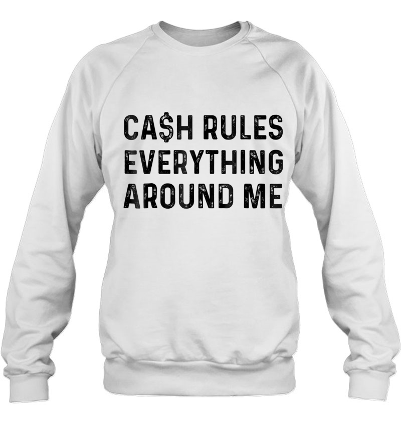 Cash Rules Everything Around Me Cream Rap Music Fan Mugs