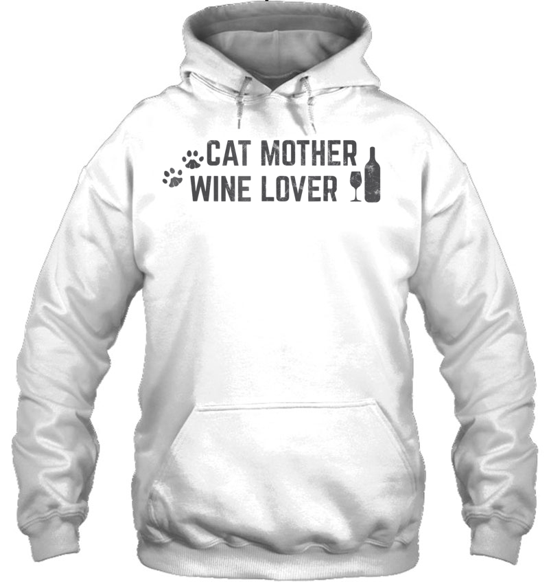 Cat Mother Wine Lover Tshirt For Women Ladies Mugs