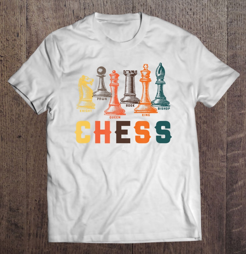 Chess Grandmaster Checkmate Knight Rook King Bishop Gift Shirt