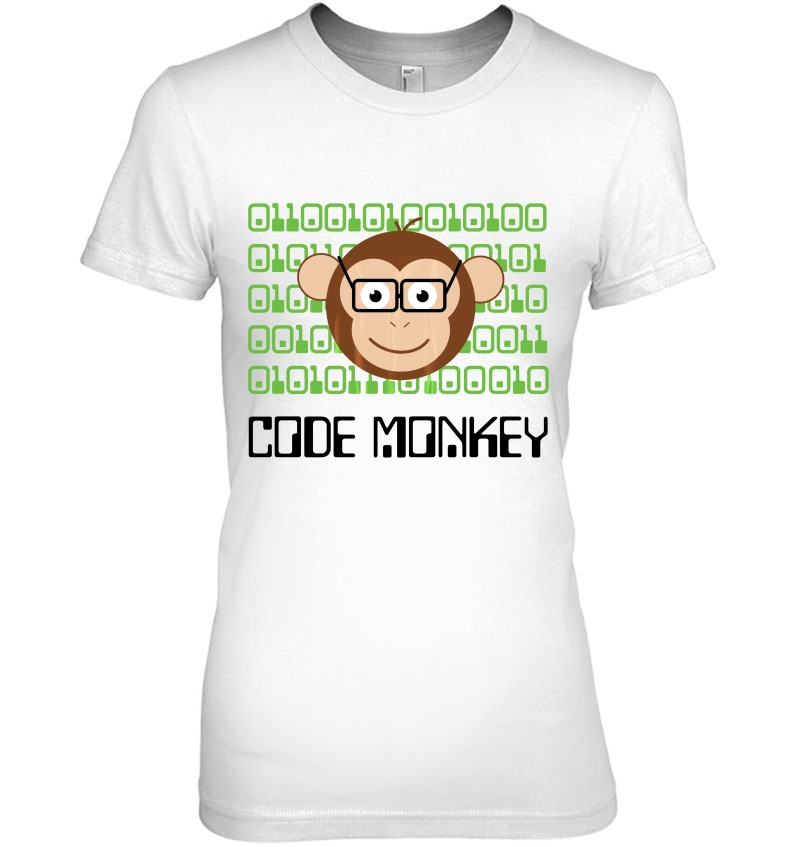 Funny Code Monkey Nerd Computer Programmer Cool Hoodie