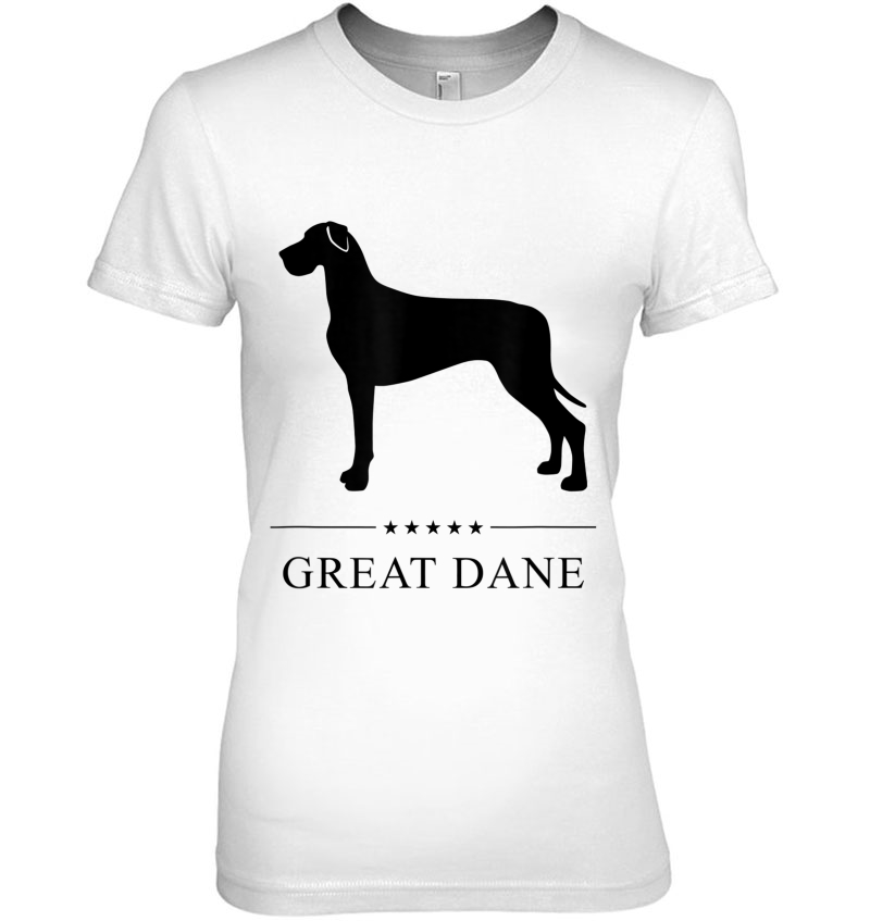 Great Dane Shirt Black Silhouette Hoodie