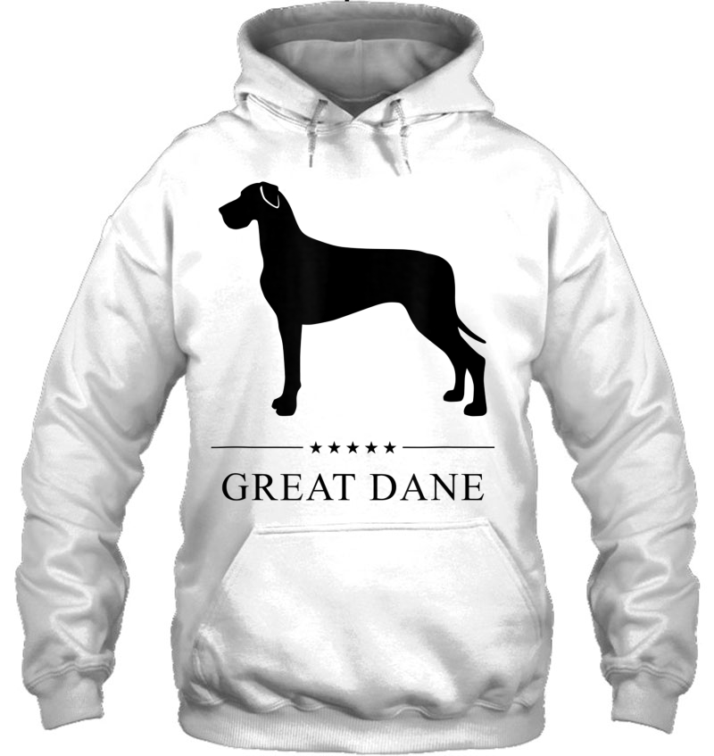 Great Dane Shirt Black Silhouette Mugs