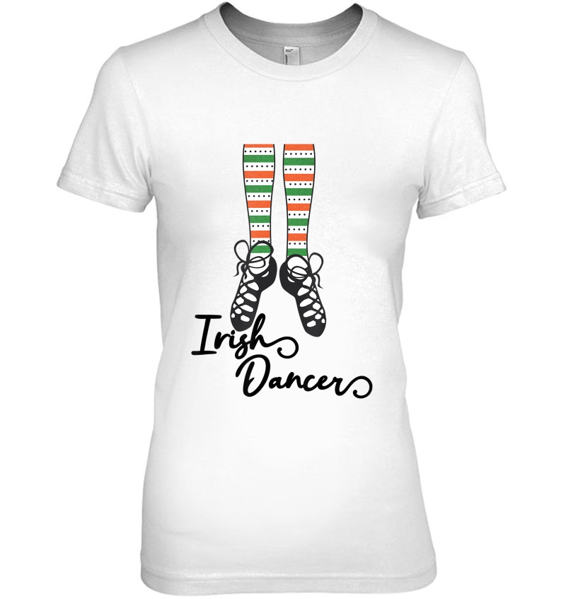 Irish Dance Socks Shoes Shirt For Girls In St. Patrick's Day Hoodie