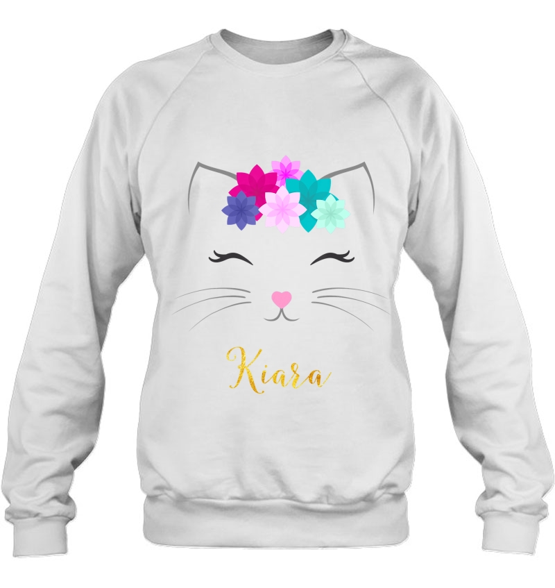 Kiara Name Gift Personalized Kitty Cat Mugs