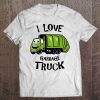 Kids Kids I Love Garbage Truck- Little Boys Trash Truck Tee