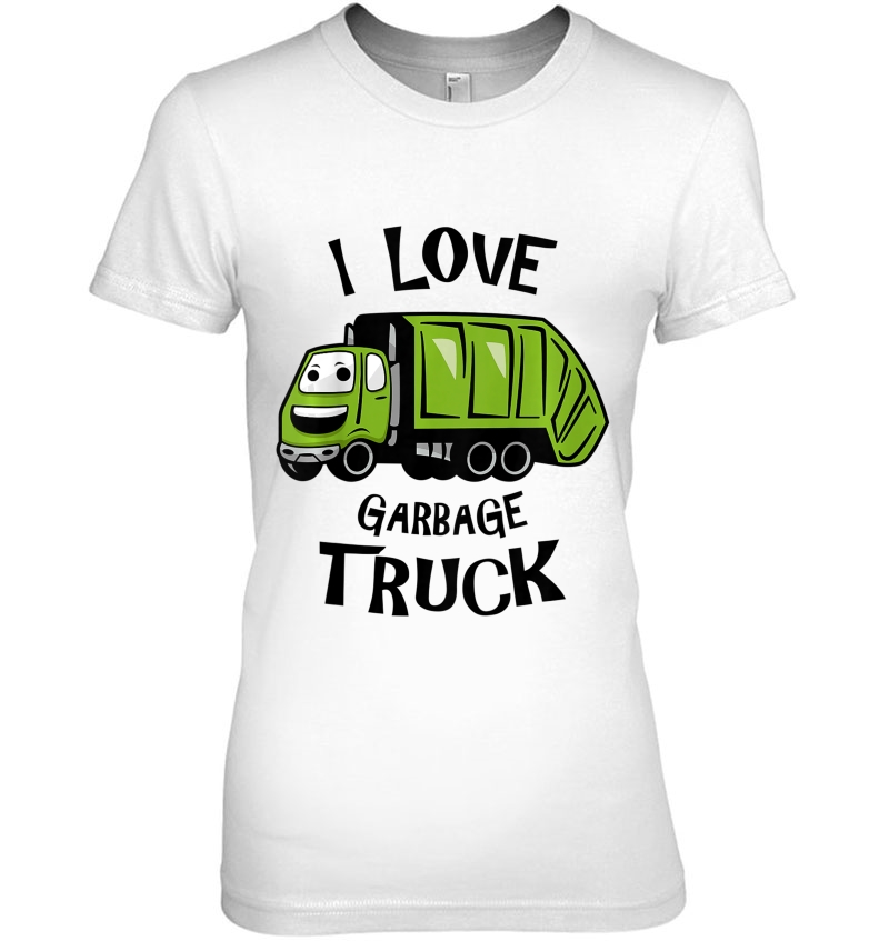 Kids Kids I Love Garbage Truck- Little Boys Trash Truck Hoodie