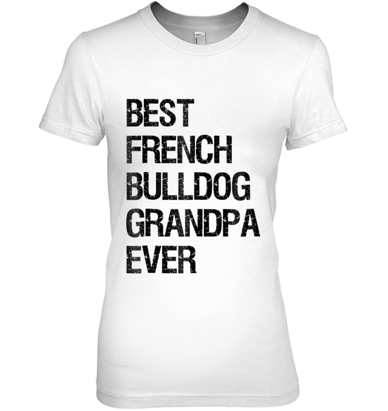 Mens French Bulldog Grandpa - Grandparents Day Gift Hoodie