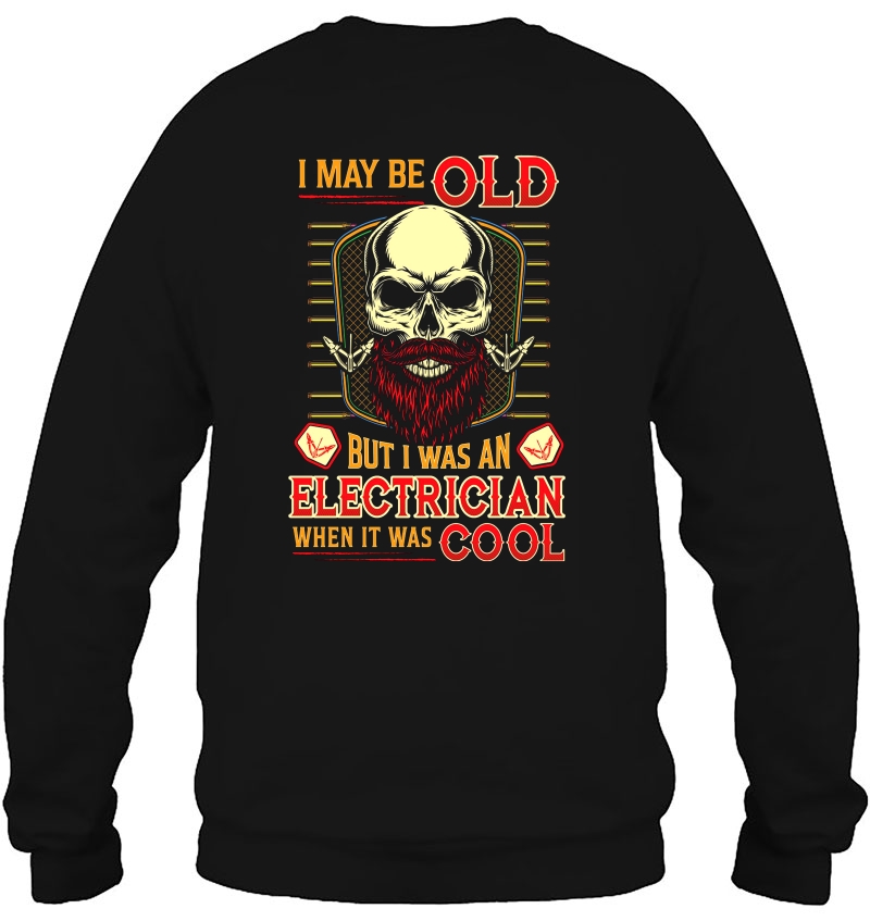 I May Be Old But I Was An Electrician When It Was Cool Beard Skull Version Mugs