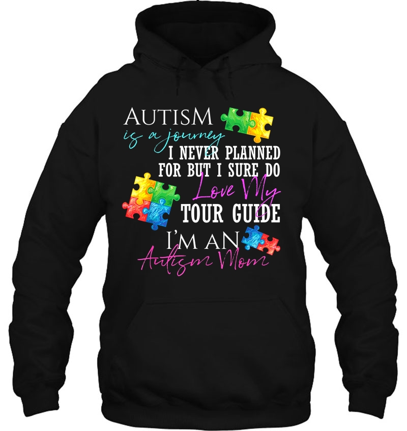 Autism Is A Journey I Sure Do Love My Tour Guide I'm An Autism Mom Mugs