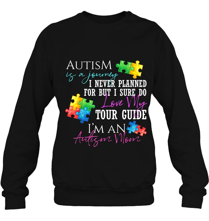 Autism Is A Journey I Sure Do Love My Tour Guide I'm An Autism Mom Mugs