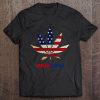 Americanna American Flag Weed Tee