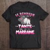 Le Bonheur C'est D'Être Tante Et Marraine Elephant Version Tee