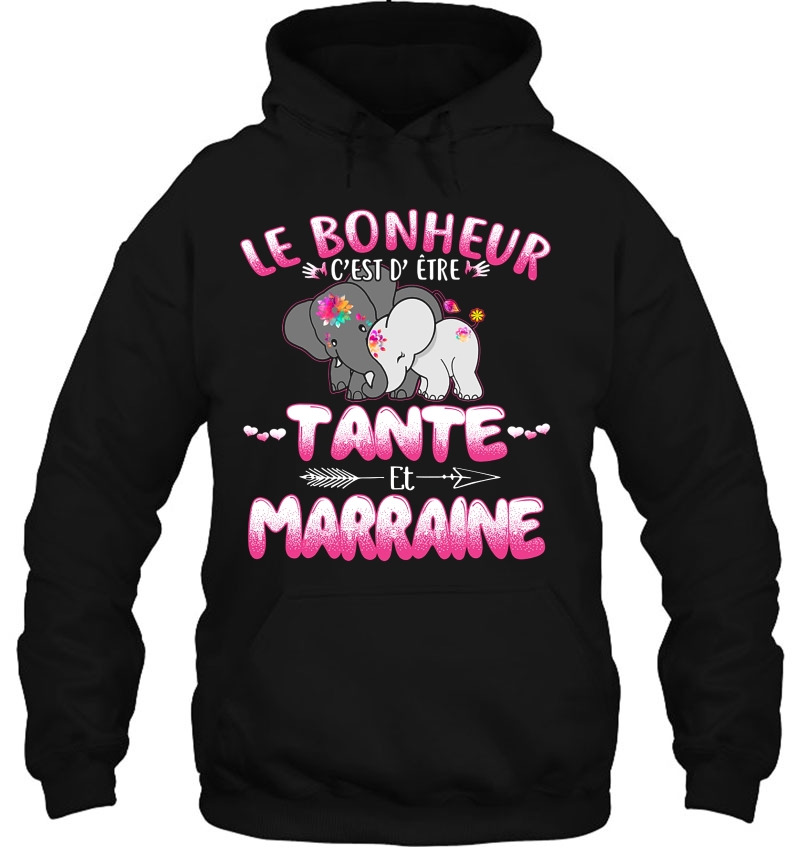 Le Bonheur C'est D'Être Tante Et Marraine Elephant Version Mugs