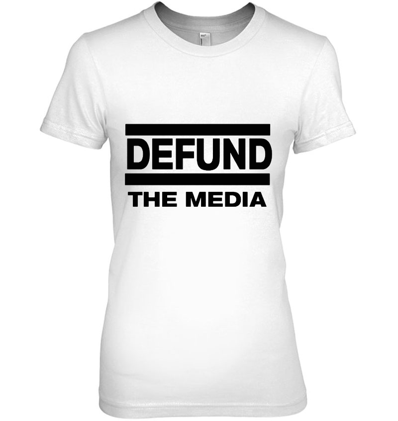 Defund The Media White Version Hoodie