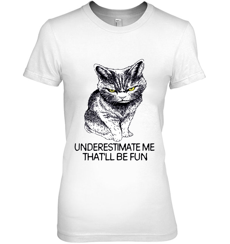 Underestimate Me That'll Be Fun Grumpy Cat Version Hoodie