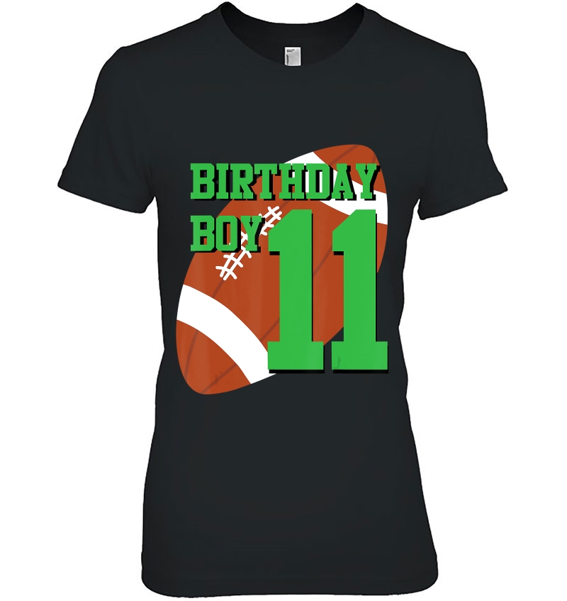 11Th Birthday Football Boy Shirt 11 Year Old Field Players Hoodie