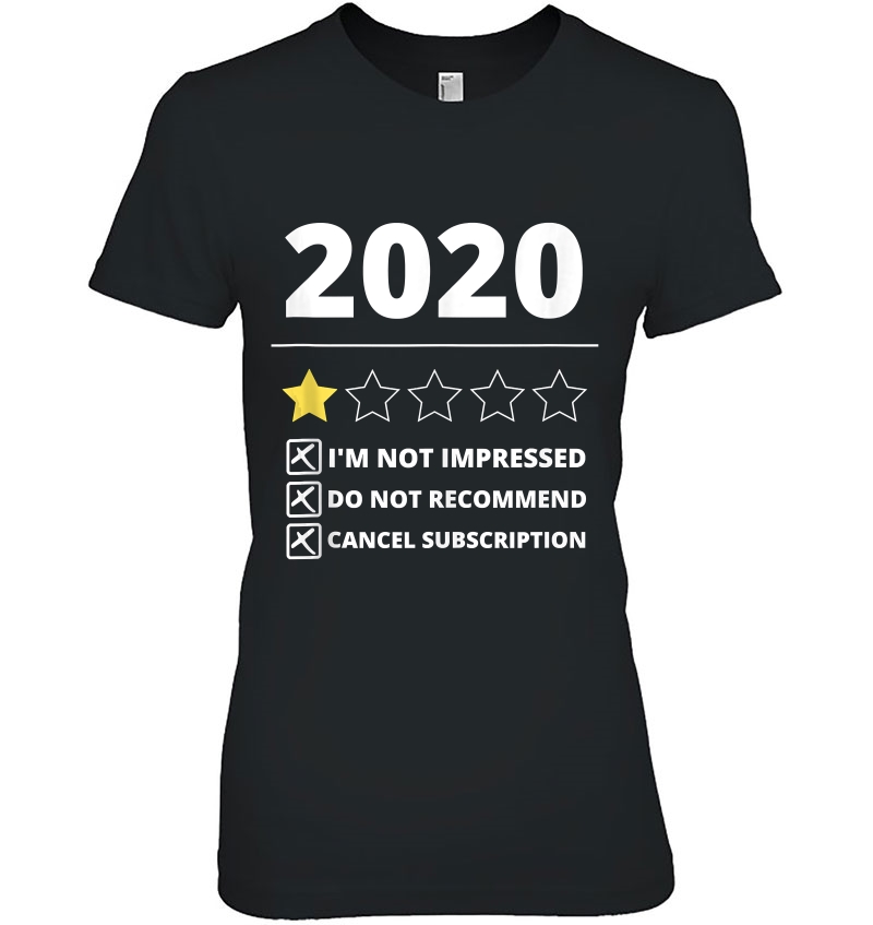 2020 Review 1 Star Rating - Funny Gifts For Women Men Kids Tank Top Ladies Tee